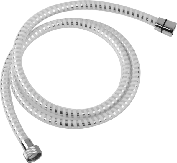 JB Sanitary Sprchová hadice 150 cm, bílá - chrom HS 04