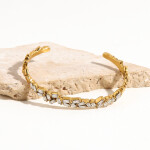 ELENYS Lumi Grace – pozlacený náramek 18K žluté zlato Délka náramku: 16-18 cm