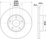 Brzdy kotouče desky přední AUDI A4 (B5) A6 (C4) 288mm