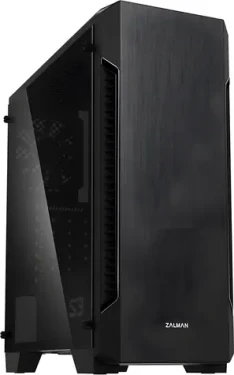 Zalman S3 TG černá / PC skříň / ATX / temperované sklo / 2x USB 3.2 Gen2 + 2x USB 2.0 / bez zdroje (S3 TG)