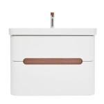 Koupelnová skříňka s umyvadlem a baterií SAT Fusion 77,5x53x45 cm bílá matná mat SATFUSION280WUBA SATFUSION280WUBA
