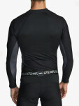 RVCA COMPRESSION black pánské tričko dlouhým rukávem