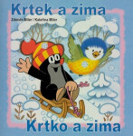 Krtek a zima - omalovánky čtverec - Zdeněk Miler