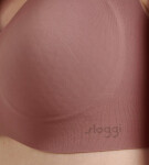 Dámská podprsenka ZERO Microfibre 2.0 Bralette - CACAO - kakaová 1141 - SLOGGI BROWN XS