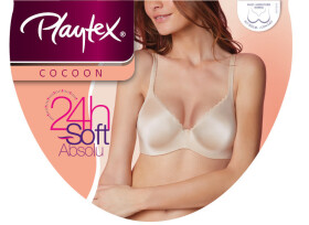 Vyztužená podprsenka s kosticemi COCOON P4183 - Playtex černá 85C
