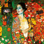 Nástěnný kalendář poznámkový 2027 Notique Gustav Klimt, 30 x 30 cm
