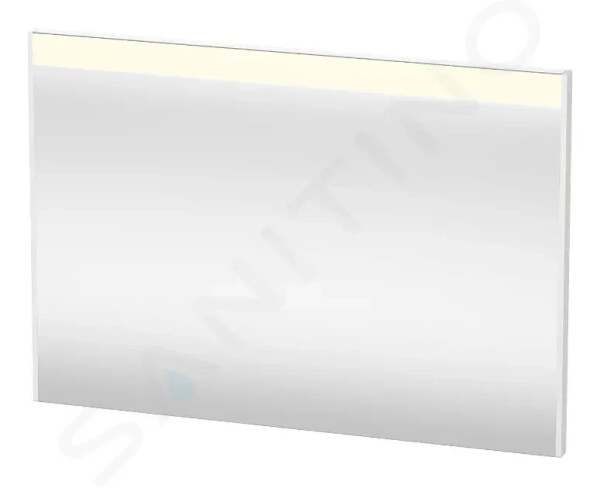 DURAVIT - Brioso Zrcadlo s LED osvětlením 700x1020x45 mm, lesklá bílá BR7003022220000