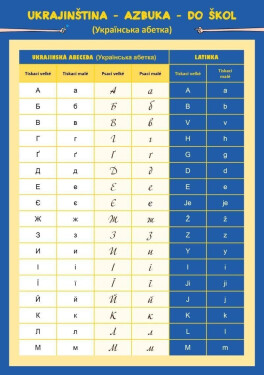 Ukrajinština azbuka do škol Miroslav Tomek