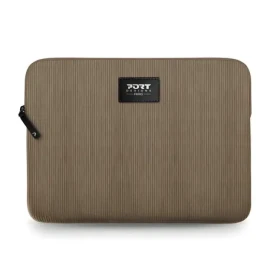 Port Designs Milano II Eco Sleeve pískově hnědá / Pouzdro na notebook / 13/14" / Manšestr / Eco (140723)
