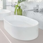 VILLEROY & BOCH - Collaro Umyvadlo na desku, 56x36 cm, CeramicPlus, Stone White 4A1956RW