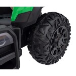 Mamido Dětský elektrický traktor BLAST s přívěsem 2x200W zelený