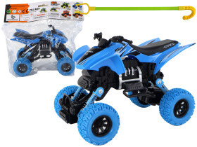 Mamido Terénní autíčko s tlačnou tyčí Quad XC modré