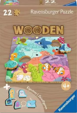 Dřevěné puzzle Podmořský svět 22 dílků