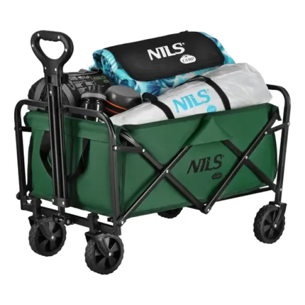 NILS Camp NC4306 Skládací kempingový vozík zelený (5908261688263)