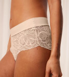 Dámské kalhotky Body Make-Up Illusion Lace Shorty - BROWN - sv. béžové 00NZ - TRIUMPH BROWN 42