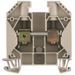 Weidmüller Z-series, Feed-through terminal, Rated cross-section: 2,5 mm², Tension clamp connection, Wemid, Dark Beige, ZDU 2.5 1608510000-100 100 ks