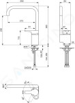 IDEAL STANDARD - Active Dřezová baterie, chrom B8084AA