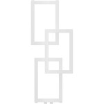 MEXEN - Grid otopný žebřík/radiátor dekorativní 870 x 360 mm, 209 W, bílá W215-0870-360-00-20