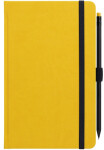 Notes s tužkou - žlutý