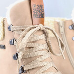 Dámské kotníkové zateplené boty W RKR572 Hnědo-béžová - Rieker hnědá-béžová 39