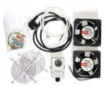 19" ventilace pro nástěnné rozvaděče XtendLan, termostat, 2 ventilátory 120mm, napájecí kabel, spojovací materiál EDF_1232290