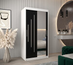 Šatní skříň Abi Y2 Barva korpusu: Bílá, Rozměry: 120 cm, Dveře: Dub artisan