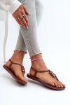 Dámské ploché sandály Japonky 83507 Ipanema Class Blown Up Sandal Fem hnědé 41/42