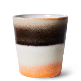 HK living Keramický hrnek 70's Mug Bomb 180 ml, multi barva, keramika