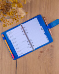 Týdenní diář 2027 Notique Refill kroužkový 12,5 x 19 cm královsky modrý