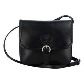 Malá kožená crossbody Julie, černá