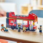 LEGO® City 60407 Červený dvoupodlažní vyhlídkový autobus