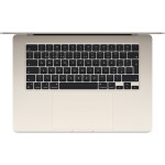 Apple MacBook Air 15" M3 2024 CZ Starlight / Apple M3 4.0GHz / 8GB / 256GB / Apple 10-jádrová iGPU / macOS (MRYR3CZ/A)