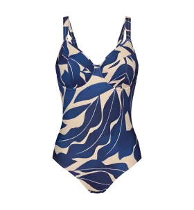 Dámské jednodílné plavky Summer Allure OW Triumph světlá kombinace modré (M007)