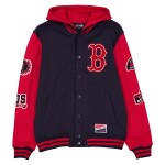 New Era Pánská bunda Boston Red Sox MLB Full Snap Patch Velikost: S