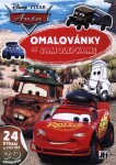 Omalovánky se samolepkami Auta
