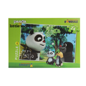 Puzzle Krtek Panda 24