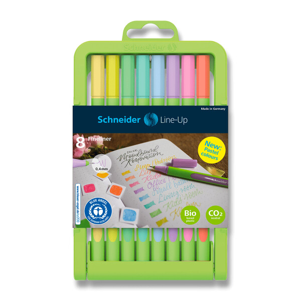 Schneider Liner 0,4mm - Pastel 8 ks