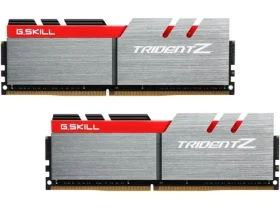 G.SKill Trident Z 32GB (2x16GB) 3200 MHz stříbrno-červená / DDR4 / CL16-18-18-38 / 1.35V / XMP 2.0 (F4-3200C16D-32GTZ)