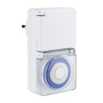 STREND PRO 215723 Časovač do zásuvky mechanický, krytý, 230V, max. 3500W