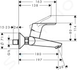 HANSGROHE - Focus Umyvadlová baterie, chrom 31923000