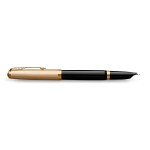 Parker 51 Deluxe Black GT 18K - plnící pero, hrot F