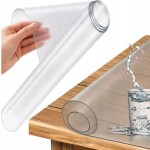 DumDekorace Průhledná ochranná podložka na stůl 120x60 cm
