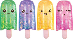 Mačkací gelové třpytivé lízátko