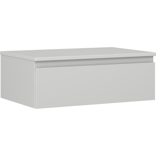 MEXEN/S - Orio koupelnová skříňka pod umyvadlo 70 cm s deskou, 1 šuplík, šedá mat 91A10-07023-1-BFC62