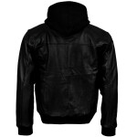 Pánská Kožená Bunda Cassian Celeste Brixton Černá Velikost: 6XL