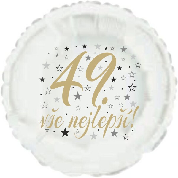 49. narozeniny balónek kruh Balonky.cz 49. narozeniny balónek kruh Balonky.cz