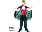MaDe 55552 - Kostým na karneval - Upír, 120 - 130 cm