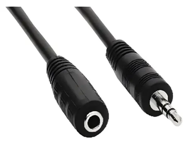 OEM Prodlužovací kabel Jack 3,5mm černá / Audio kabel / Jack 3,5mm (M) - Jack 3,5mm (F) / 10 m (11.99.4359)