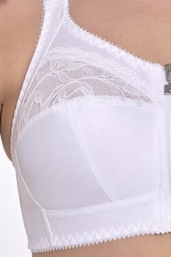 PODPRSENKA 586/BRASSIERE ZUZA 1 PROSTÁ PEARL WHITE 95 D