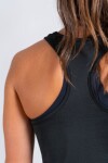 Běžecké tílko SALMING Essential Singlet Black Velikost textilu: